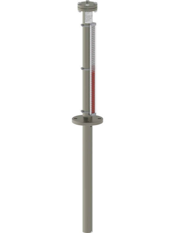 Visuell magnetischer übertank Füllstandsanzeiger