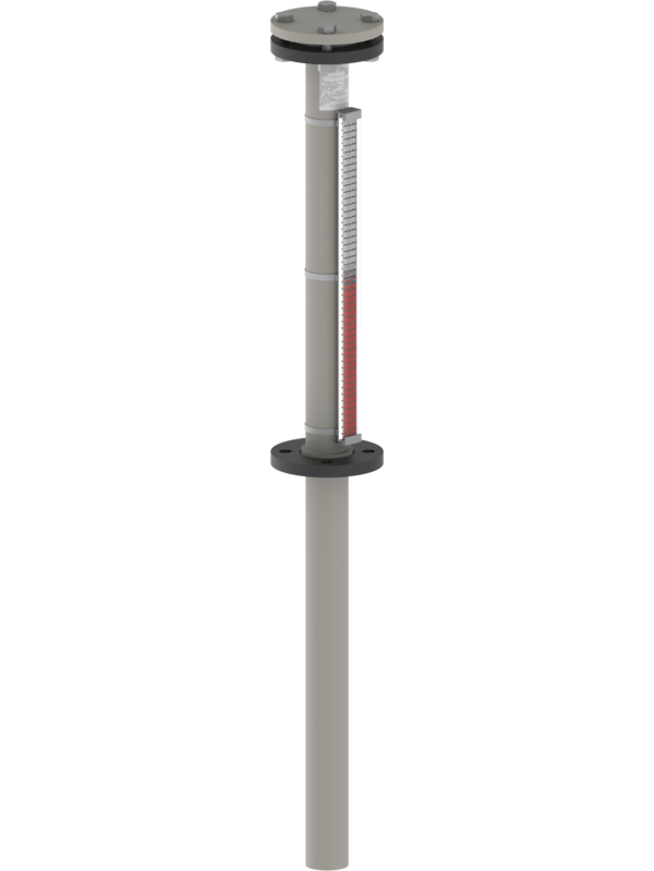Visuell magnetischer übertank Füllstandsanzeiger