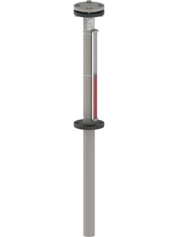 Visuell magnetischer übertank Füllstandsanzeiger